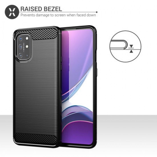 Olixar Sentinel Oneplus 8T Case & Glass Screen Protector - Black