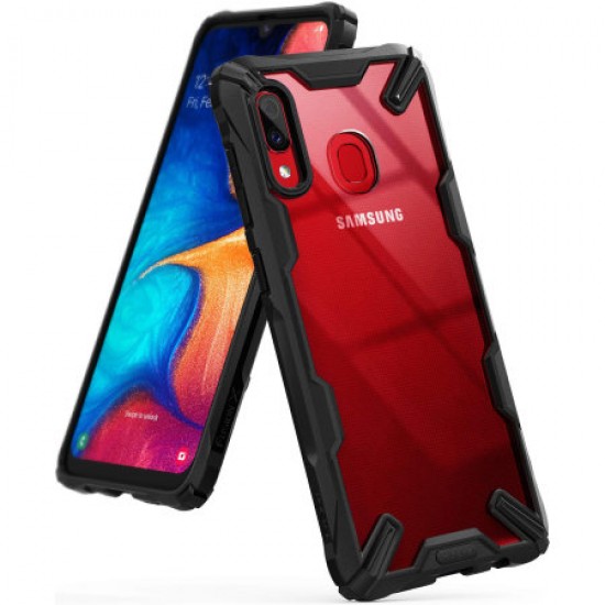 Ringke Fusion X Samsung Galaxy A20 Case - Black