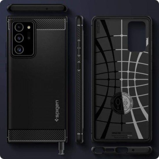 Spigen Rugged Armor Samsung Galaxy Note 20 5G - Matte Black