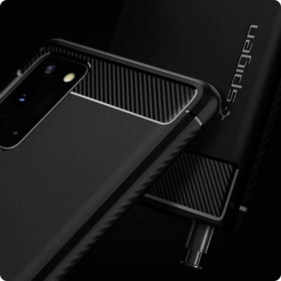 Spigen Rugged Armor Samsung Galaxy Note 20 5G - Matte Black