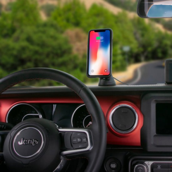 Scosche MagicMount Charge Magnetic Car Holder & Qi Wireless Charger