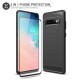 Olixar Sentinel Samsung S10 Plus Case & Glass Screen Protector - Black