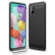 Olixar Sentinel Samsung A51 Case & Glass Screen Protector - Black