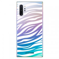 LoveCases Samsung Note 10 Plus 5G Zebra Phone Case - Clear White