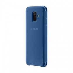 Official Samsung Galaxy A6 2018 Wallet Cover Case - Blue