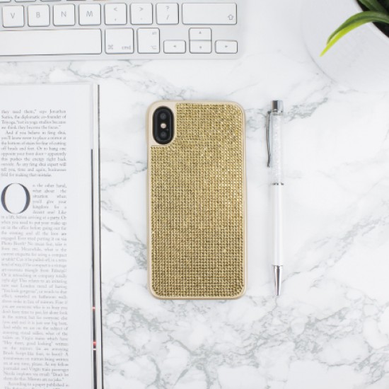 LoveCases Luxury Crystal iPhone X Case â€” Gold