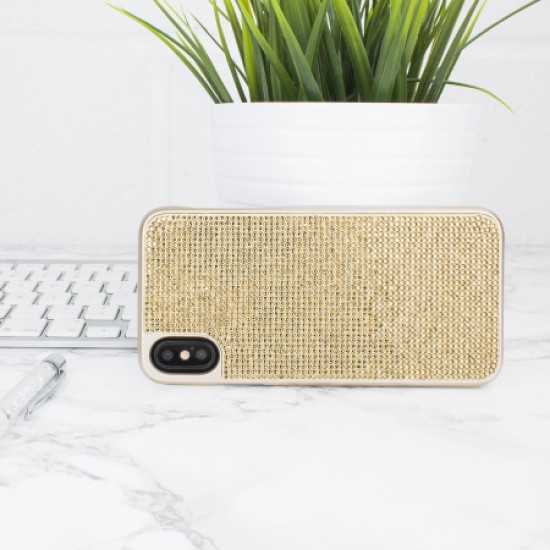 LoveCases Luxury Crystal iPhone X Case â€” Gold