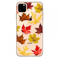 Lovecases iPhone 11 Pro Max Autumn Leaves Case - Clear Multi