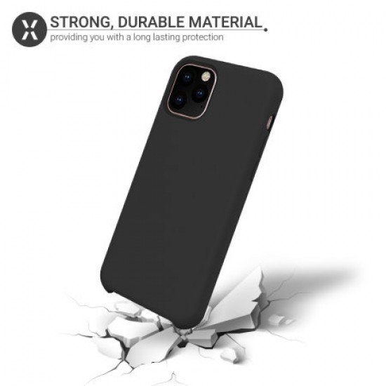 Olixar Soft Silicone iPhone 11 Pro Max Case - Black