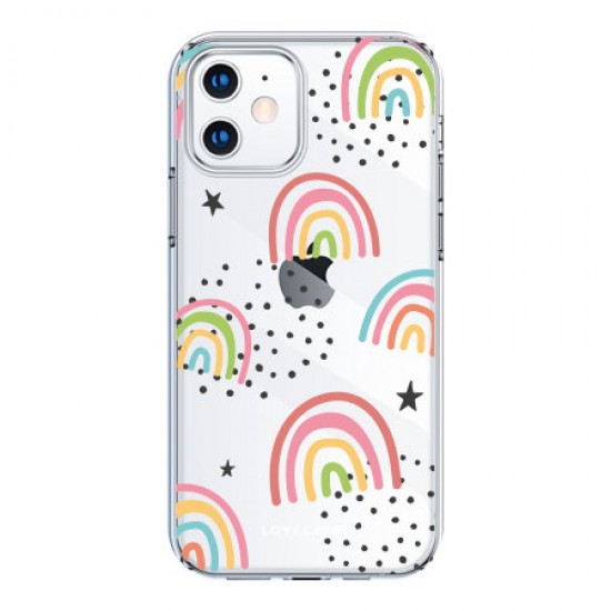 LoveCases iPhone 12 mini Gel Case - Abstract Rainbow