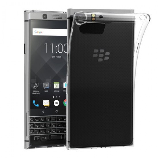 Olixar FlexiShield BlackBerry KeyONE Gel Case - 100% Clear