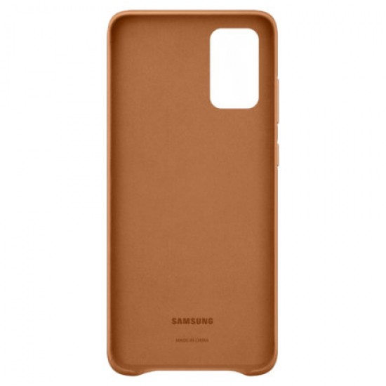 Official Samsung Galaxy S20 Plus Leather Cover Case - Brown