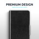 Olixar Leather-Style Samsung Galaxy A21 Wallet Stand Case - Black