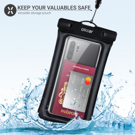 Olixar Huawei P30 Waterproof Pouch - Black