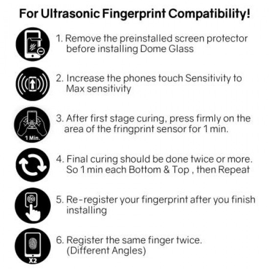 Whitestone Dome Samsung Galaxy S20 Ultra Glass Screen Protector