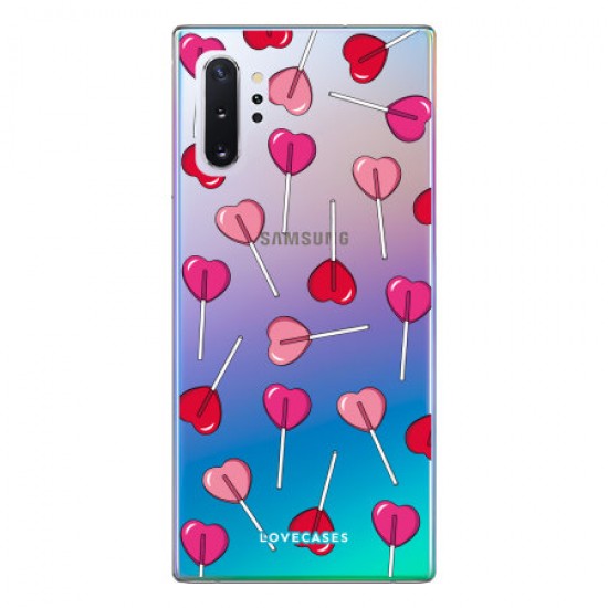 LoveCases Samsung Note 10 5G Lollypop Clear Phone Case