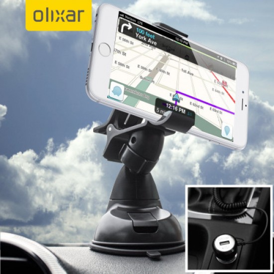 Olixar DriveTime iPhone 6S Plus Car Holder & Charger Pack