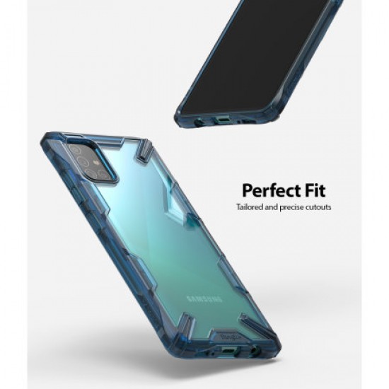 Ringke Fusion X Samsung Galaxy A51 Tough Case - Space Blue