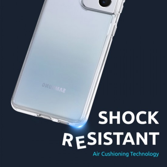 Olixar Antibacterial NovaShield Samsung S21 Ultra Bumper Case - Clear