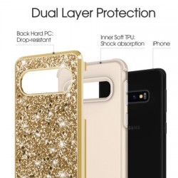 Zizo Stellar Series Samsung Galaxy S10 Case - Gold