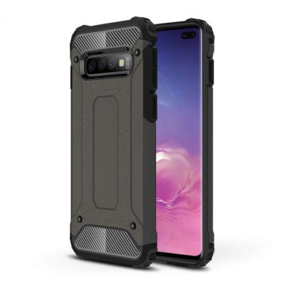 Olixar Delta Armour Protective Samsung Galaxy S10 Plus Case - Gunmetal