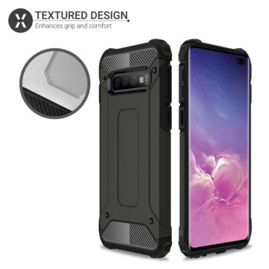 Olixar Delta Armour Protective Samsung Galaxy S10 Plus Case - Gunmetal