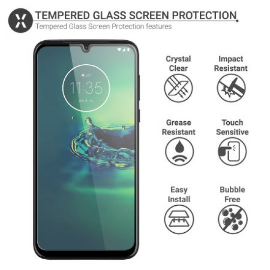 Olixar Motorola Moto G8 Plus Tempered Glass Screen Protector