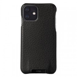 Vaja Grip iPhone 11 Premium Leather Case - Black