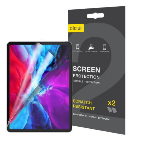 Olixar iPad Pro 12.9" 2020 Film Screen Protector 2-in-1 Pack