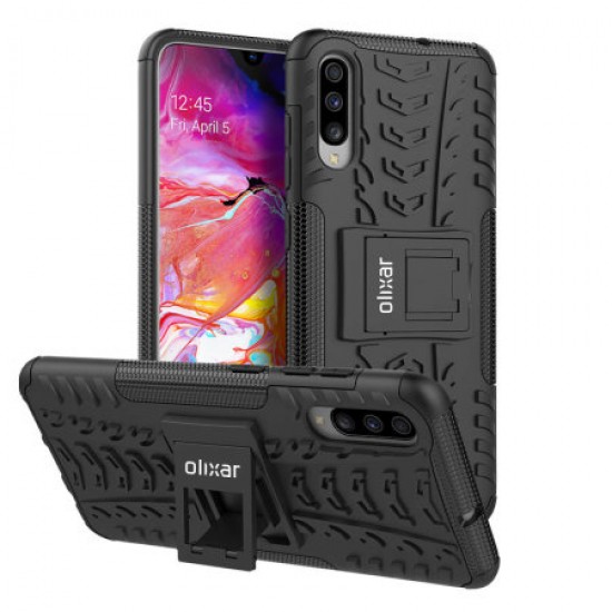 Olixar ArmourDillo Samsung Galaxy A70 Protective Case - Black