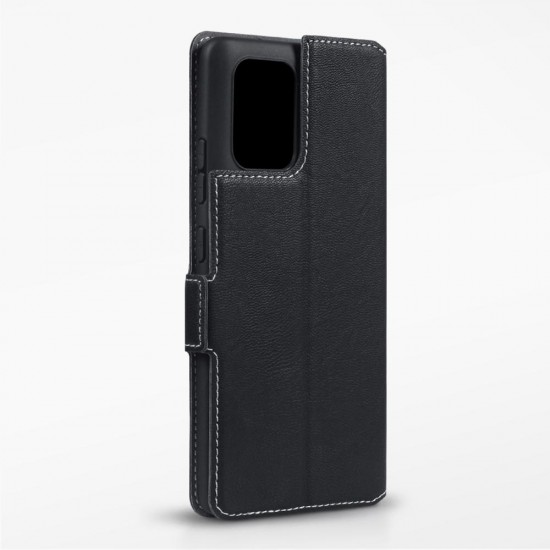 Terrapin Samsung Galaxy A91 Low Profile PU Leather Wallet Case - Black