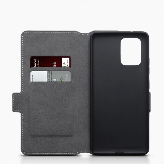 Terrapin Samsung Galaxy A91 Low Profile PU Leather Wallet Case - Grey