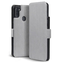 Terrapin Low Profile PU Leather Wallet Case for Samsung Galaxy A11 - Grey