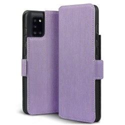 Terrapin Samsung Galaxy A31 Low Profile PU Leather Wallet Case - Purple