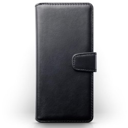 Terrapin Genuine Leather Wallet Case for Samsung Galaxy A6 2018 - Black