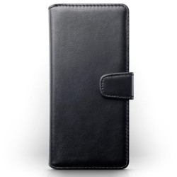 Terrapin Genuine Leather Wallet Case for Samsung Galaxy A70 - Black
