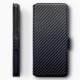 Terrapin Huawei P40 Pro Low Profile PU Leather Wallet Case - Black Carbon Fibre 