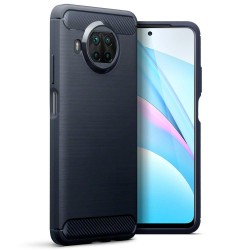 Terrapin Xiaomi Mi 10T Lite 5G Carbon Fibre Brushed Effect TPU Gel Case - Dark B