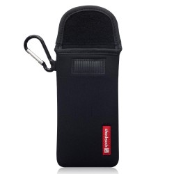 Shocksock Huawei P40 Neoprene Pouch with Carabiner - Black