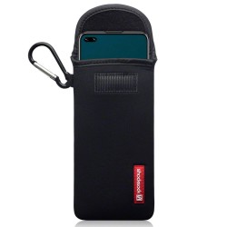 Shocksock Huawei Honor V30 Neoprene Pouch with Carabiner - Black