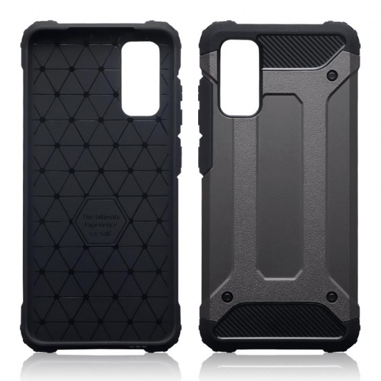 Terrapin Double Layer Impact Case - Gunmetal for Samsung Galaxy S20