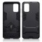 Terrapin Dual Layer Shock Resistant Case with Stand - Black for Samsung Galaxy S