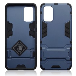 Terrapin Dual Layer Shock Resistant Case with Stand - Dark Blue for Samsung Gala