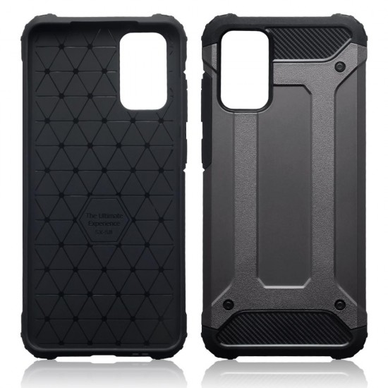 Terrapin Double Layer Impact Case - Gunmetal for Samsung Galaxy S20 Plus