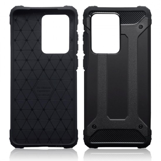 Terrapin Double Layer Impact Case - Black for Samsung Galaxy S20 Ultra