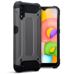 Terrapin Double Layer Impact Case for Samsung Galaxy A01 - Gunmetal