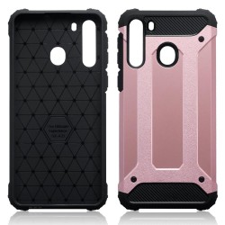 Terrapin Double Layer Impact Case for Samsung Galaxy A21 - Rose Gold