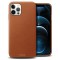 Olixar Genuine Leather iPhone 12 Pro Max Case - Brown