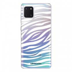 LoveCases Samsung Galaxy Note 10 Lite Zebra Clear Phone Case
