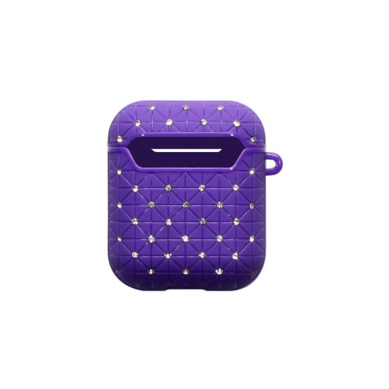 Terrapin Apple Airpods Diamonte Cover - Purple